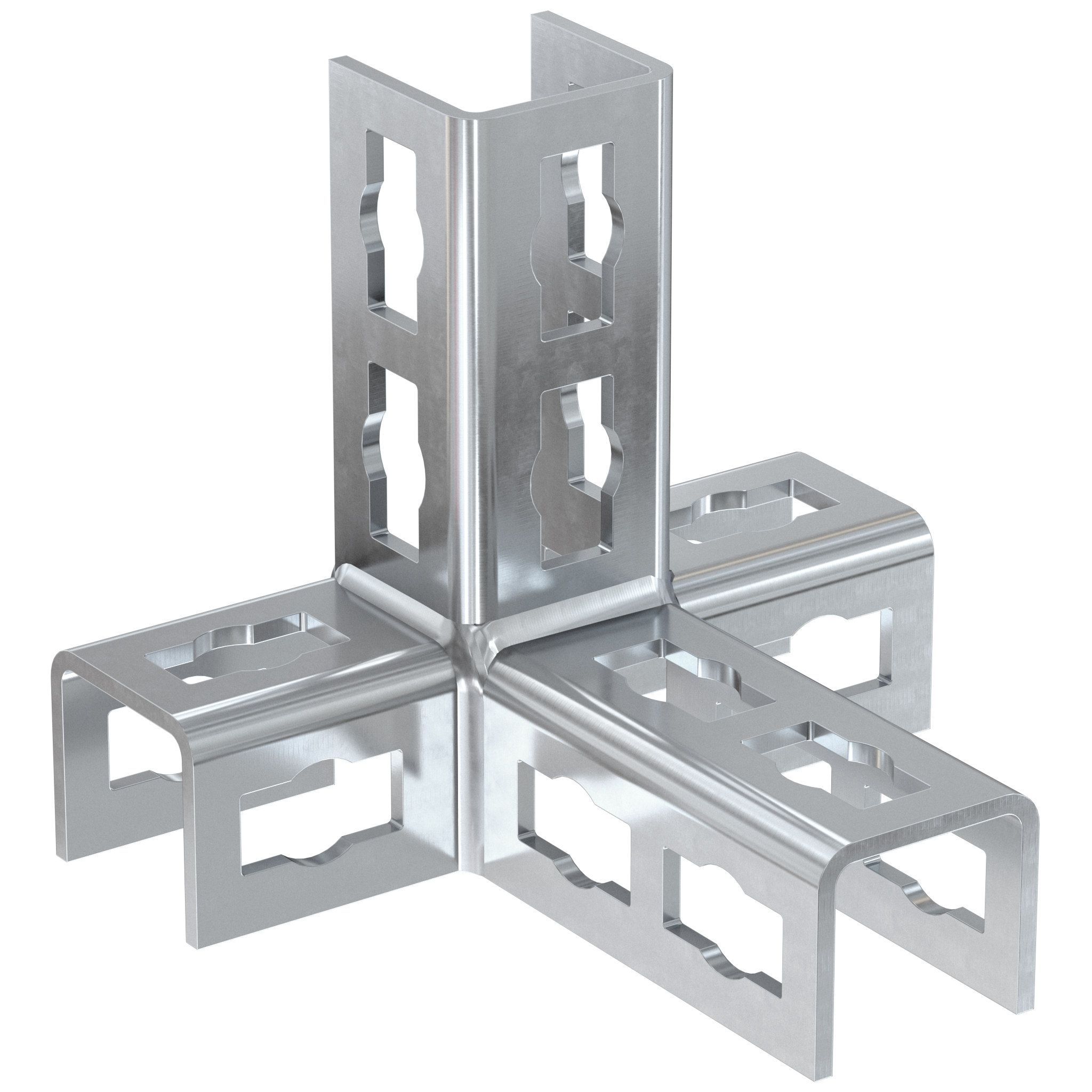 fischer Mensole PFUF 4D (1 Pz.) Connessioni tri-dimensionali PFUF 3D e 4D.