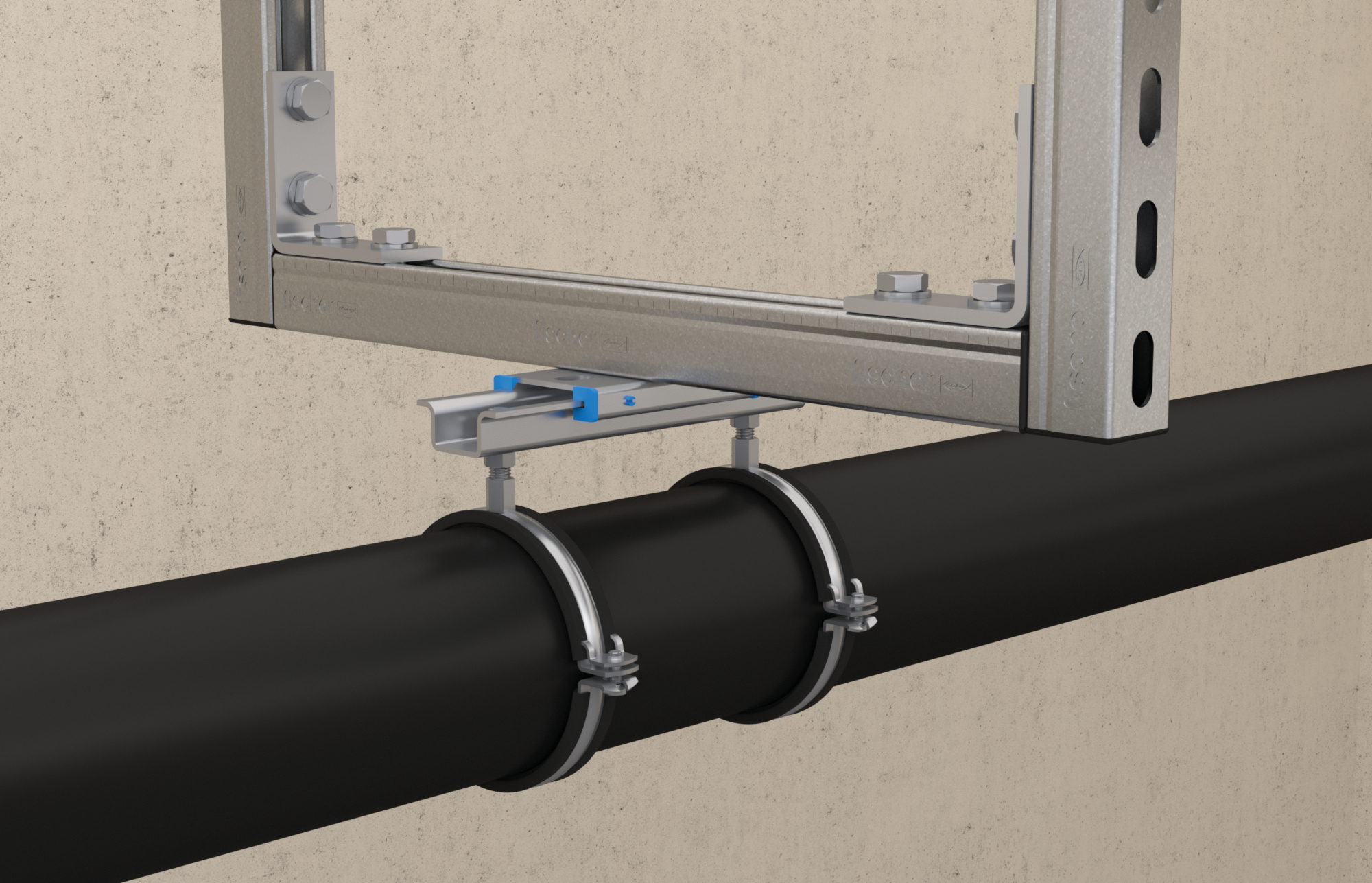 Collare tubazioni FRSM 2 1/2" gas (1 Pz.) fie2793 - immagine aggiuntiva