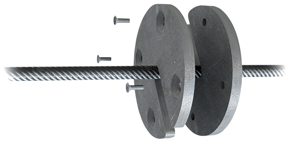 fischer Blocco scorrimento inox - Sistemi anticaduta DPI (2 Pz.)  fie2808