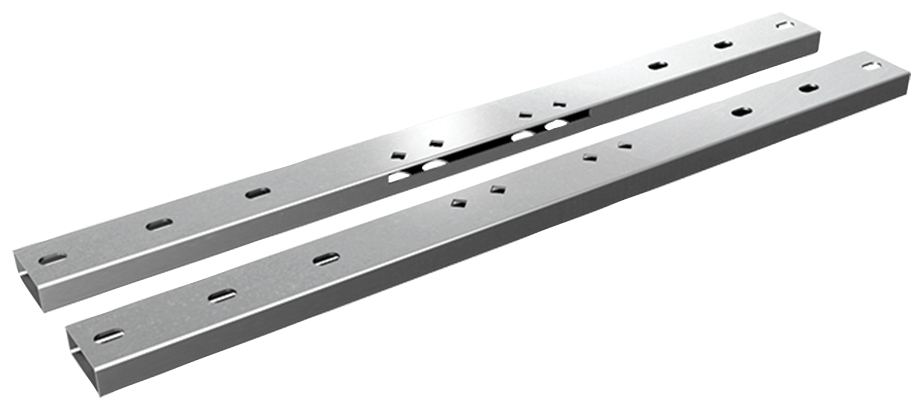 fischer Kit profili per ancoraggio su travetti - Sistemi anticaduta DPI (1 Pz.) Il sistema di appoggio per l'installazione di pali in zone della copertura prive di strutture portanti.