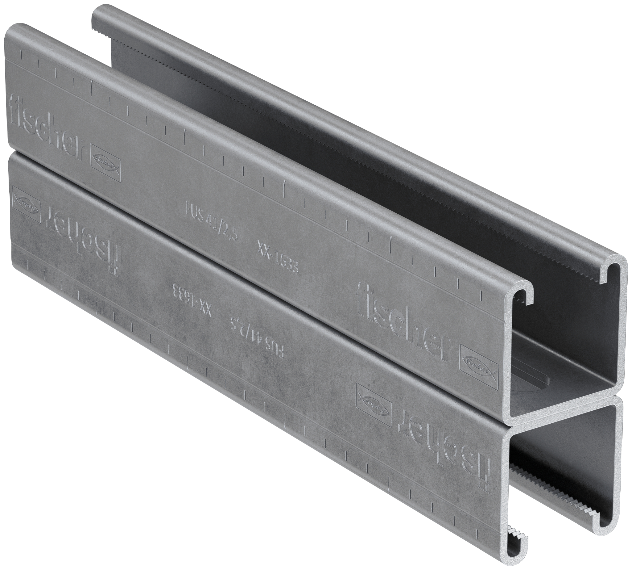 fischer Profilo FUS 41D-2,5-6M HDG (1 Pz.) Il sistema completo e universale di profilati zincati a caldo per la realizzazione di strutture a telaio per il sostegno di impianti fie2994