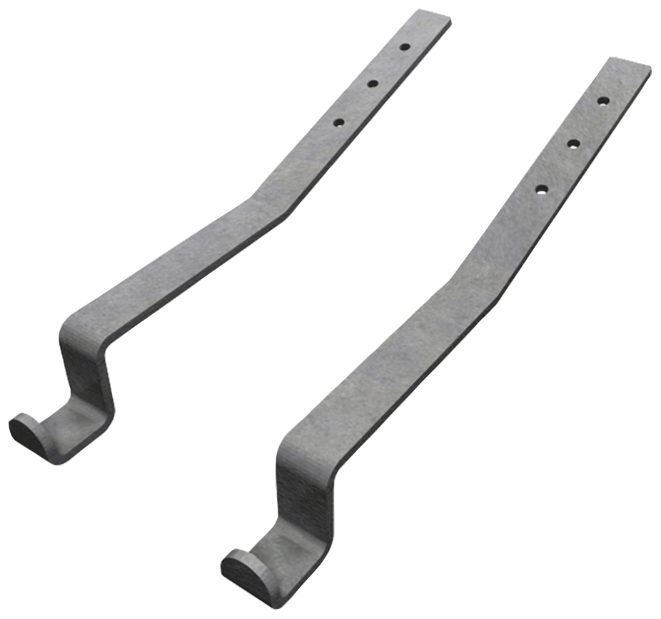 fischer Attacco scala gronda piatto - Sistemi anticaduta DPI (1 Pz.) La completa gamma di accessori per l'accesso in copertura fie3010