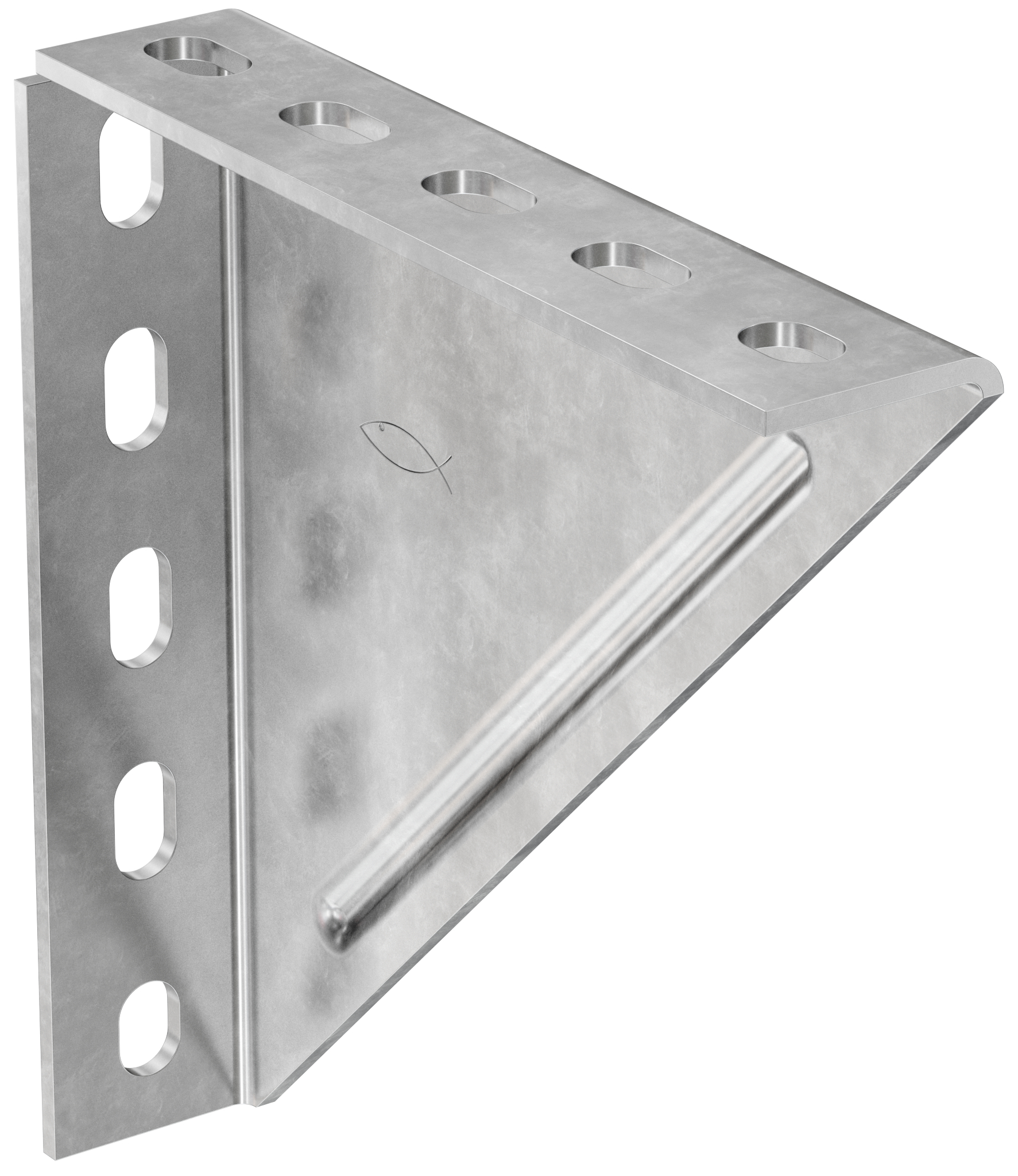 fischer Mensola angolare WK 200/200 hdg (1 Pz.) fie3038.