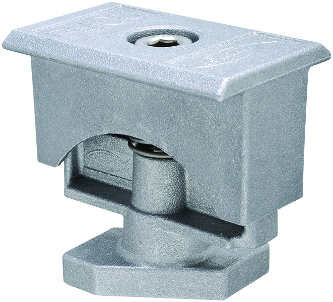 fischer Morsetto centrale universale PMCU BL nero (1 Pz.) Il morsetto centrale universale per tutti i moduli fotovoltaici con spessore da 30 a 52 mm.