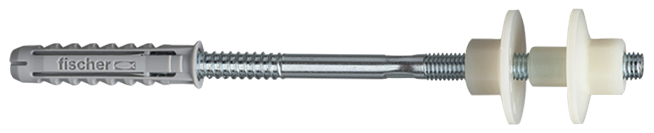 fischer Tasselli lavabi semi-incasso e sanitari WD 180 X (1 Pz.) Il fissaggio per lavabi a semincasso e sanitari a parete.