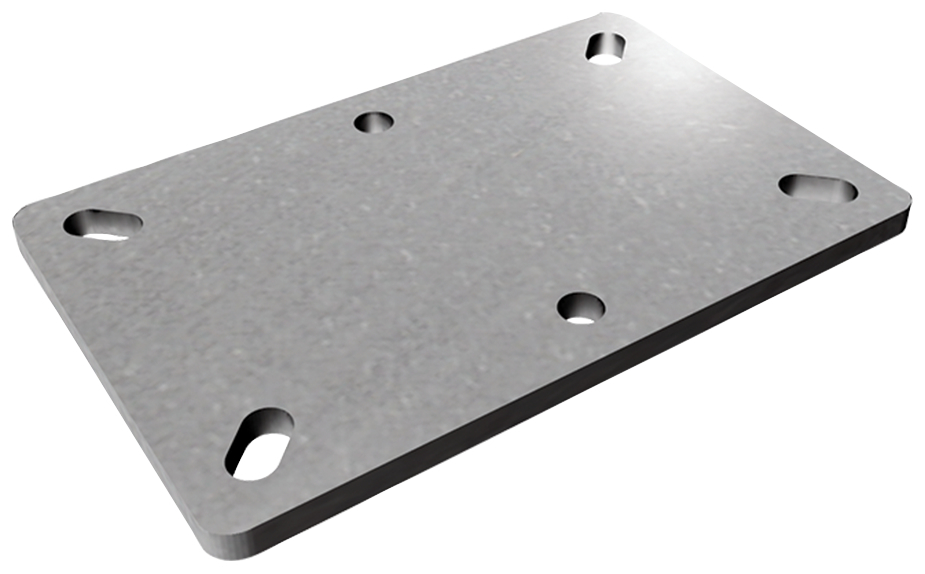 fischer Piastra di cerchiaggio hdg - Sistemi anticaduta DPI (1 Pz.) La soluzione di fissaggio di pali in sistemi di ancoraggio flessibili su travature portanti in acciaio.