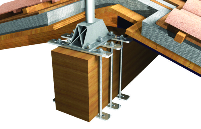 fischer Kit cerchiaggio CPA per pali PE, PI, PG alu - Sistemi anticaduta DPI (1 Pz.) La soluzione di fissaggio per pali di estremit�, intermedi e girevoli in alluminio su elementi portanti con ridotte dimensioni.