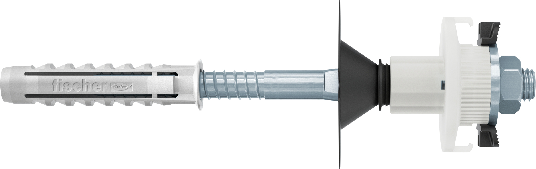 fischer Fissaggio lavabi e sanitari a parete WST 140 Klik (2 Pz.) Il fissaggio per lavabi a parete.