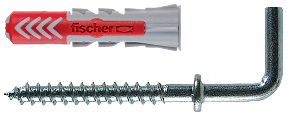 fischer Tasselli DUOPOWER 6-2 con gancio medio (1 Pz.) Tassello con gancio medio fie3213