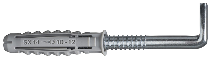 fischer Tasselli WDS 12 X K per scaldabagno (2 Pz.) Tasselli in nylon per scaldabagno.