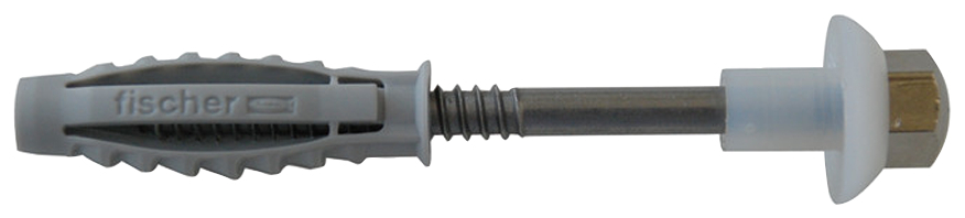 fischer Tasselli WB 2 inox K per sanitari (2 Pz.) Tasselli in nylon per sanitari a pavimento.