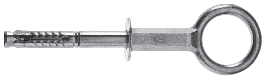 fischer Golfare in acciaio GP 50 TAM 12 L (1 Pz.) Il golfare in acciaio forgiato � 50 mm, in abbinamento con l'ancorante meccanico o chimico fie33
