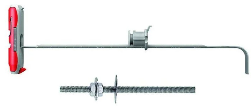 fischer Tasselli cartongesso e lastre DUOTEC 12 D con barra M6x100 (1 Pz.) Fissaggio basculante in nylon con barra M6x100.