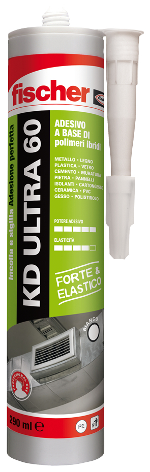 fischer Adesivo sigillante KD ULTRA 60 Extra forte bianco (1 Pz.) fie3322.