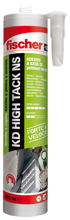 fischer Adesivo sigillante KD HIGH TACK ad Altissima presa iniziale (1 Pz.) fie3324.