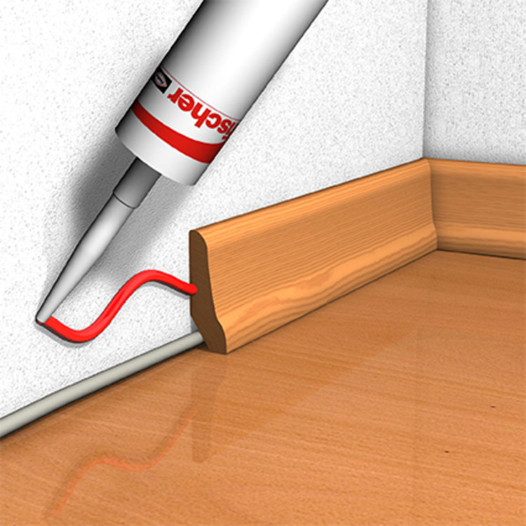 fischer Adesivo di montaggio MK (1 Pz.) L'adesivo per edilizia per ambienti interni con elevata adesione iniziale.