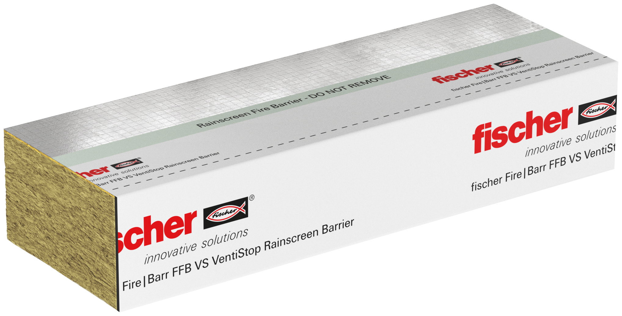 fischer FFB-VS50-51-100 (1 Pz.) Barriera antifiamma progettata per chiudere lo spazio tra gli elementi costruttivi interni ed esterni nelle facciate ventilate. fie3366