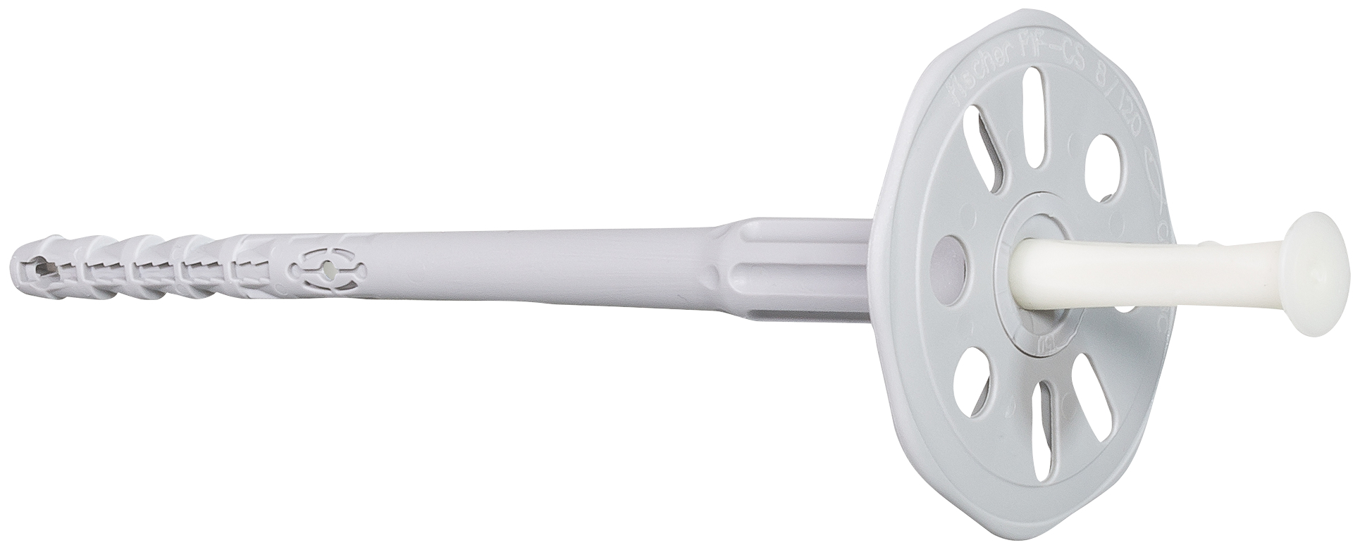 fischer Fissaggio di pannelli isolanti a percussione FIF-CN II 8/180 (1 Pz.) Il fissaggio a percussione ad alte prestazioni per sistemi compositi di isolamento termico esterno (ETICS) con spina composita.