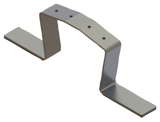 fischer Solar wind SW-II-EW BMH 10 (1 Pz.) Sistema per tetti piani con inclinazione 10 e orientamento pannelli Est - Ovest.