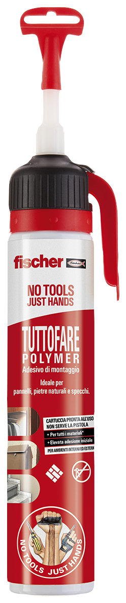 fischer Tuttofare Polymer NTJH adesivo di montaggio (1 Pz.) fie3689.