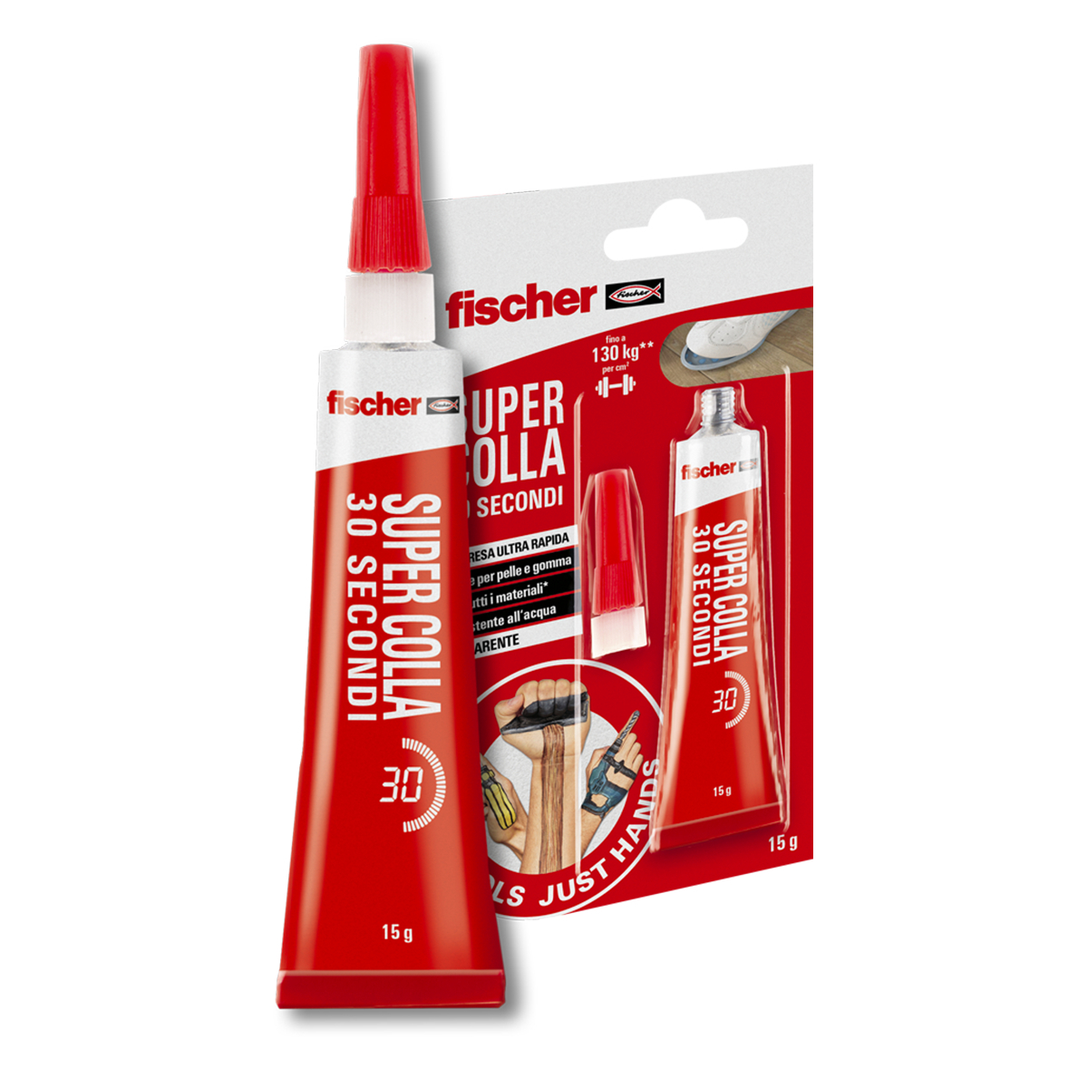 fischer Super Colla 30 Secondi NTJH Gel trasparente (1 Pz.) fie3697.