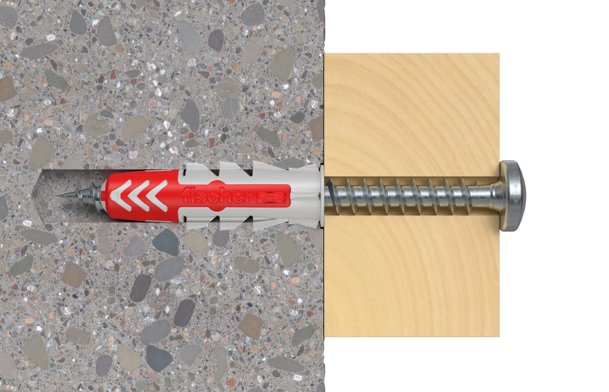 fischer Tasselli DuoPower 8x40mm con vite inox (2 Pz.) Tassello bimateriale DuoPower 8x40 con vite in acciaio inossidabile A2 a testa bombata e impronta Pozidrive in confezione blister..