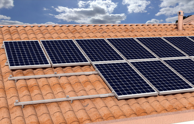 fischer Gancio GTA 2 in alluminio per tegole e listelli (1 Pz.) Gancio in alluminio a 2 regolazioni per installazione di impianti fotovoltaici su coperture in tegole con listelli di ventilazione di spessore variabile.