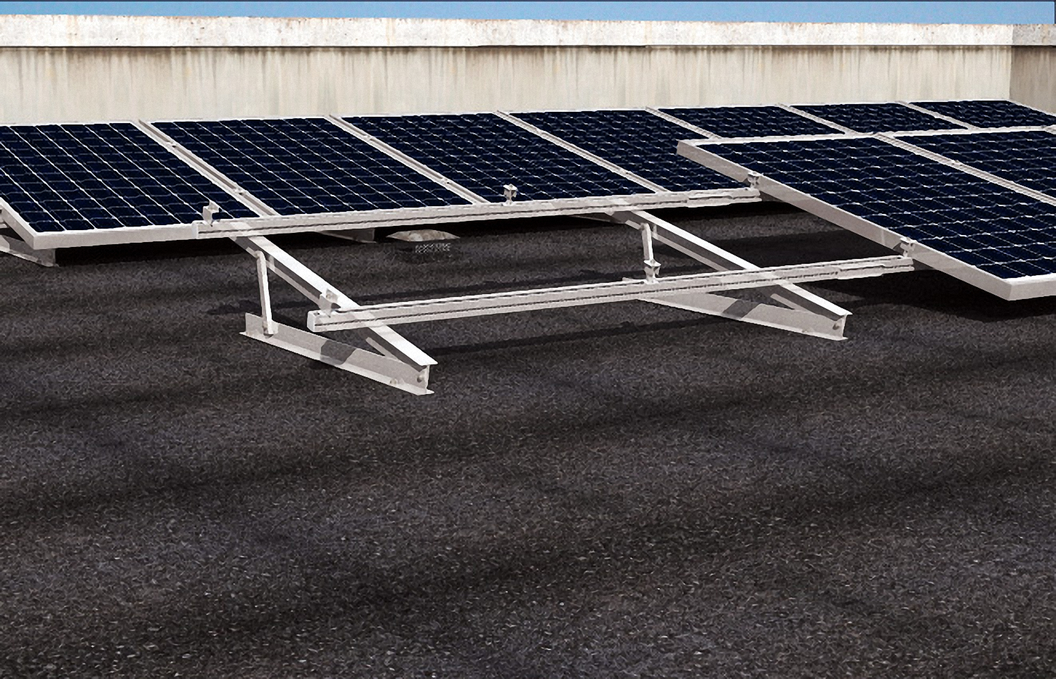 fischer Triangolo preassemblato STFN 200 25�-30�35� (1 Pz.) Il triangolo per l?installazione di pannelli fotovoltaici su coperture piane, idoneo all?installazione di pannelli con lunghezza fino a 2150 mm con orientamento potrait o landscape..