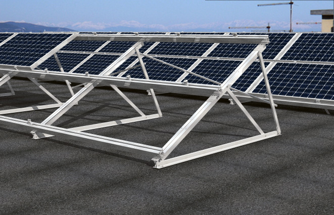 fischer Profilo Solar-Mid 5,5 m (1 Pz.) Il profilo in alluminio alto 83 mm per la realizzazione di strutture per il sostegno di pannelli fotovoltaici..