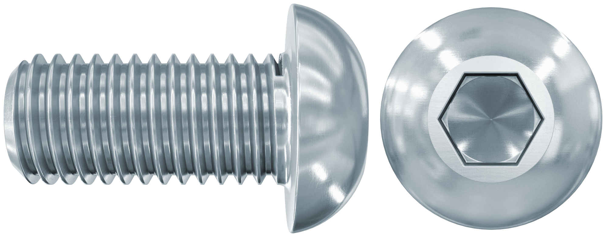 fischer Vite inox LKS M12x25 A2 per profili FUS (1 Pz.) Vite in acciaio inossidabile per la connessione di profili FUS alla base FFRB.