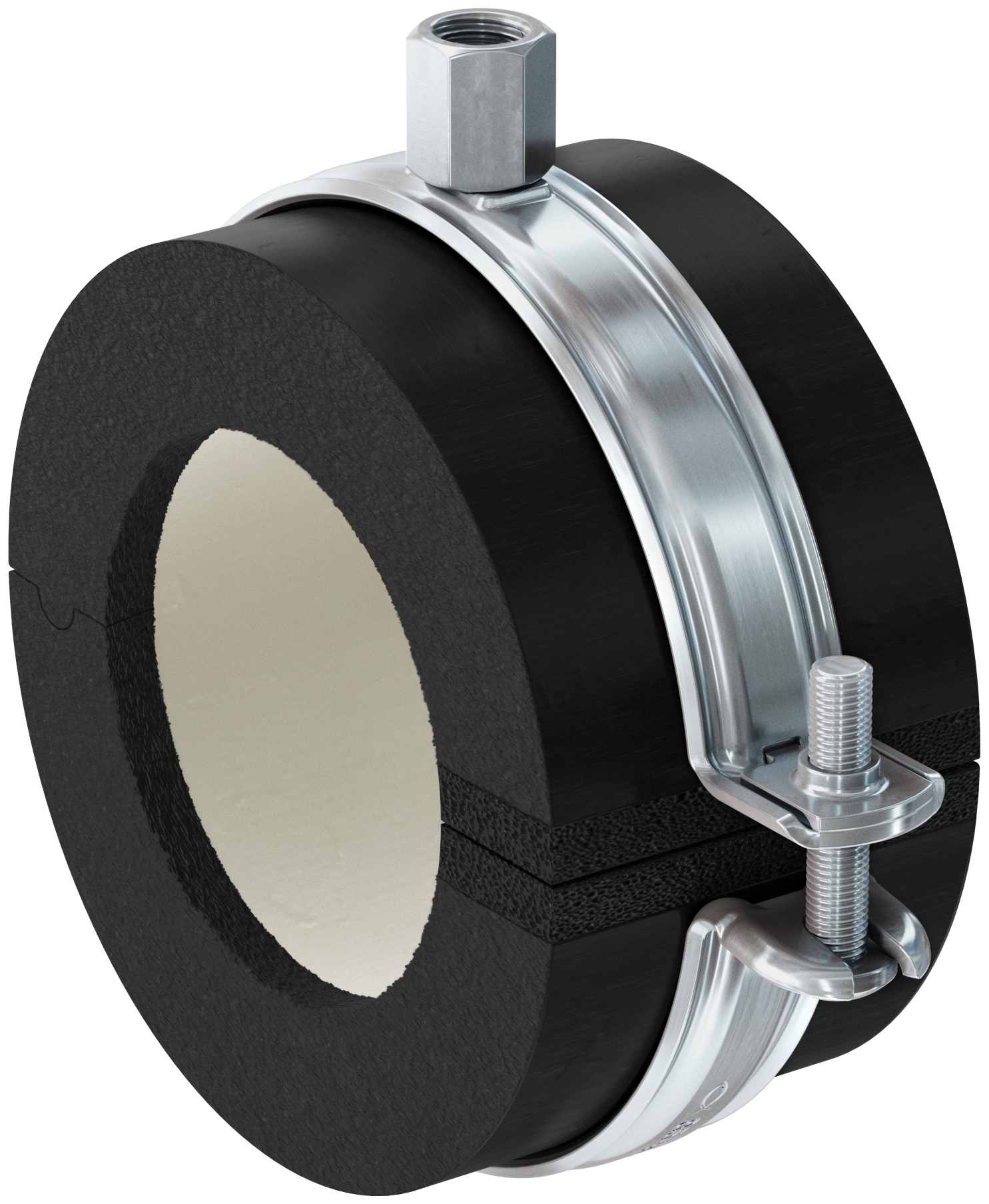 fischer Collare FRSK 42-45 M8/M10 per tubazioni termicamente isolate (1 Pz.) fie3919.