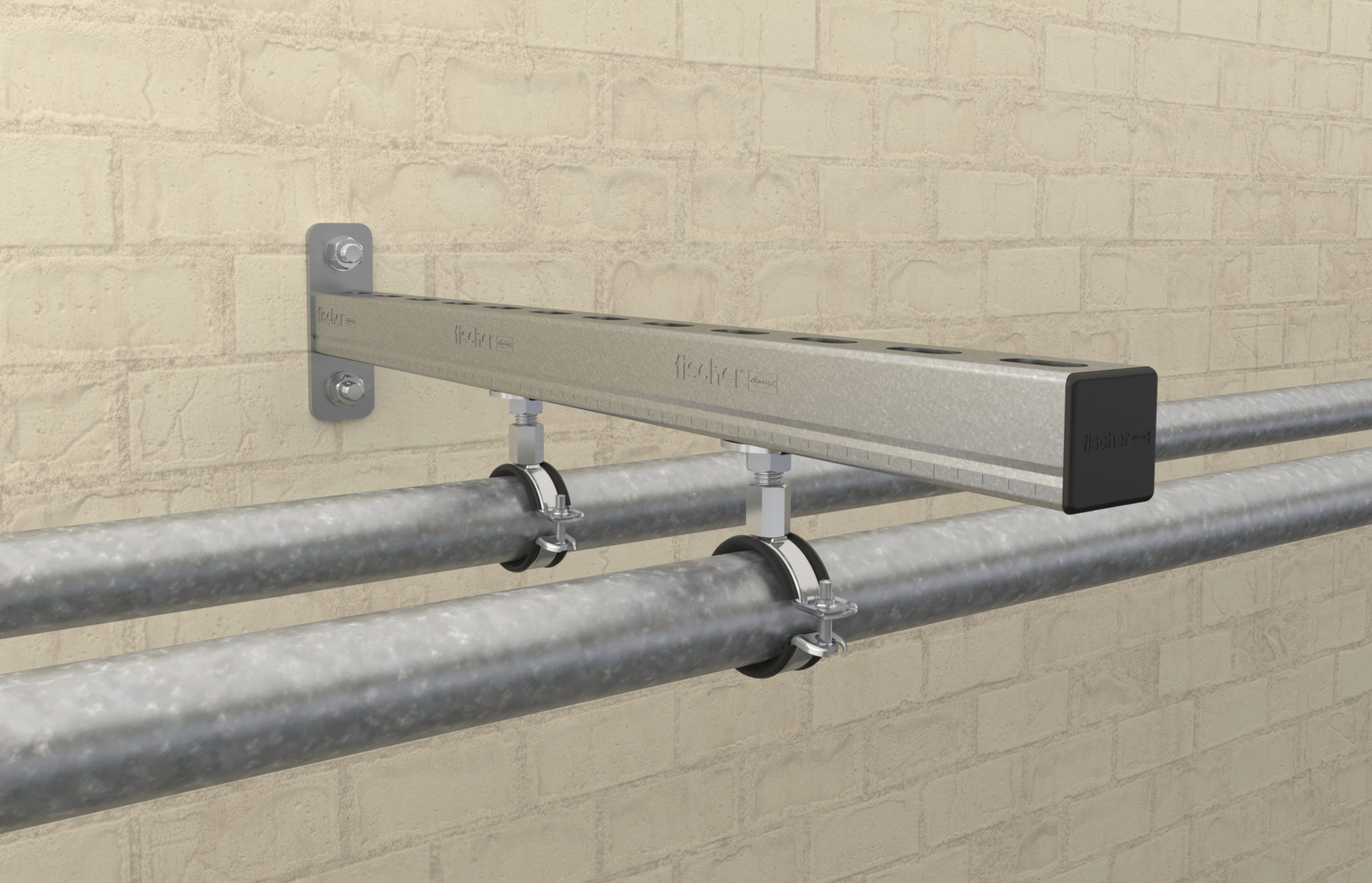 Collari con guarnizione anti-rumore FGRS Universal M8/10 16-19 (1 Pz.) fie4001 - immagine aggiuntiva