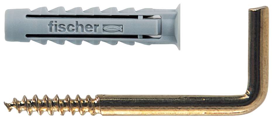 fischer Tasselli con gancetto appendiquadri SX 4 G Gold (21 Pz.) fie4016.