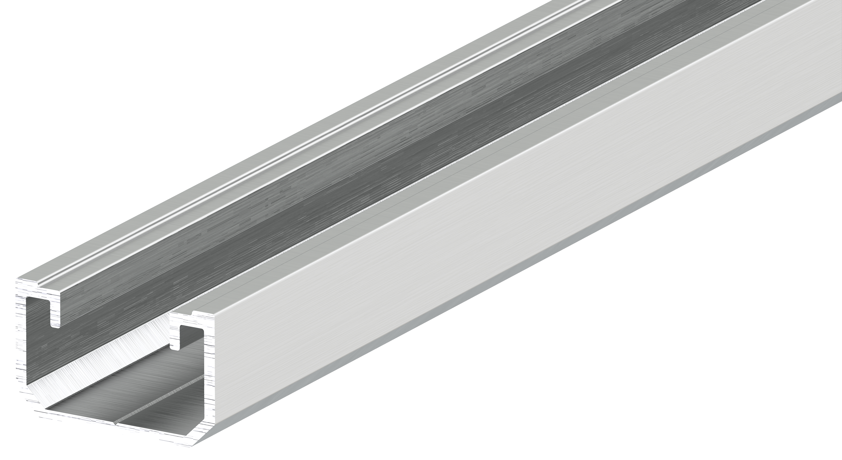 fischer Profilo Solar-Metal 4,45m (1 Pz.) Il profilo per il montaggio di pannelli fotovoltaici con orientamento landscape su coperture in lamiera grecata. Versione in verga di lunghezza 4,45 m..