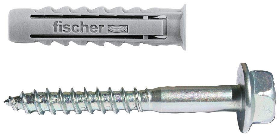 fischer Tasselli SX 10 BM con vite testa flangiata (1 Pz.) fie4066.