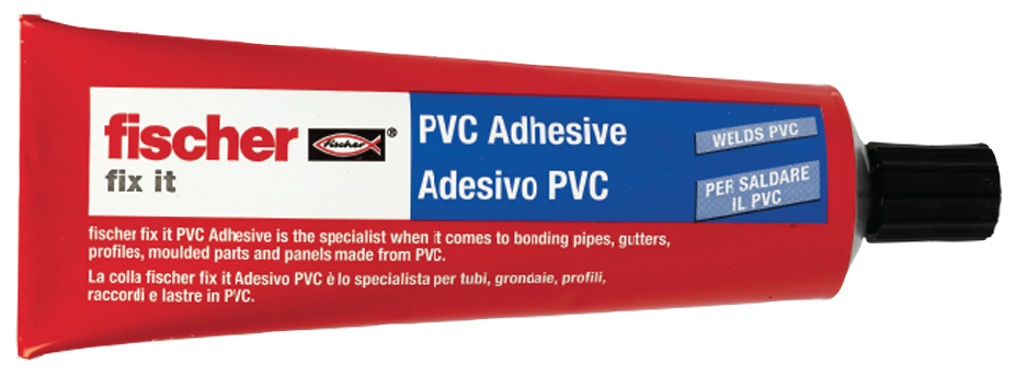 fischer Adesivo istantaneo liquido PVC-125 (1 Pz.) L'adesivo per PVC impermeabile e resistente ai raggi ultravioletti fie407