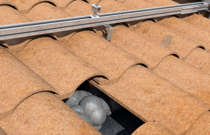 fischer Schiuma poliuretanica tegole e coppi manuale PU T 750 (1 Pz.) Schiuma poliuretanica per il fissaggio di tegole e coppi.