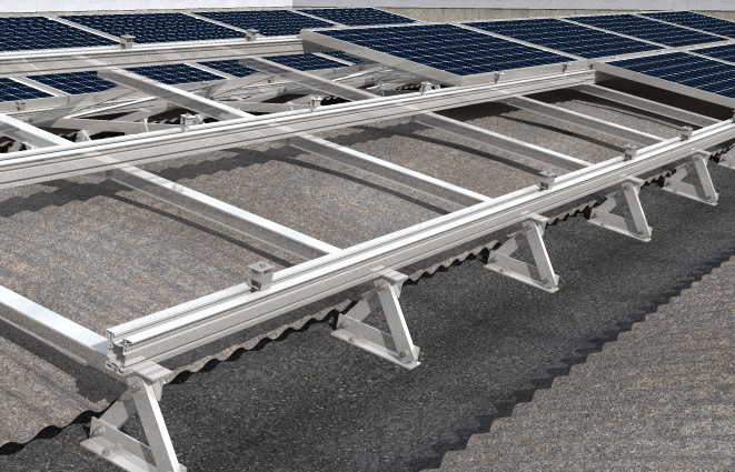 fischer Profilo TP AL 60X60X5 6 mt (1 Pz.) Il profilo in alluminio a T per la realizzazione di installazioni fotovoltaiche con strutture speciali.
