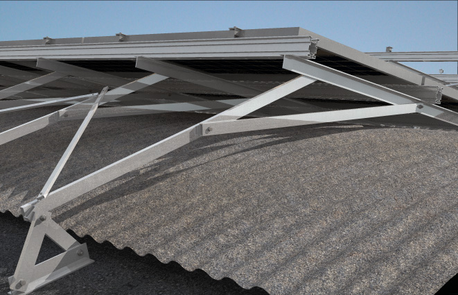 fischer Profilo TP AL 60X60X5 6 mt (1 Pz.) Il profilo in alluminio a T per la realizzazione di installazioni fotovoltaiche con strutture speciali.