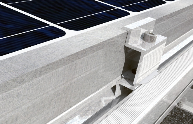 fischer Morsetto finale PM F 38 per moduli fotovoltaici con cornice in alluminio (1 Pz.) Il morsetto preassemblato finale per moduli fotovoltaici con cornice in alluminio.