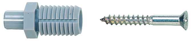 fischer Tasselli TB per pedate scale (1 Pz.) Per il fissaggio di gradini per installazione su strutture metalliche tubolari fie589