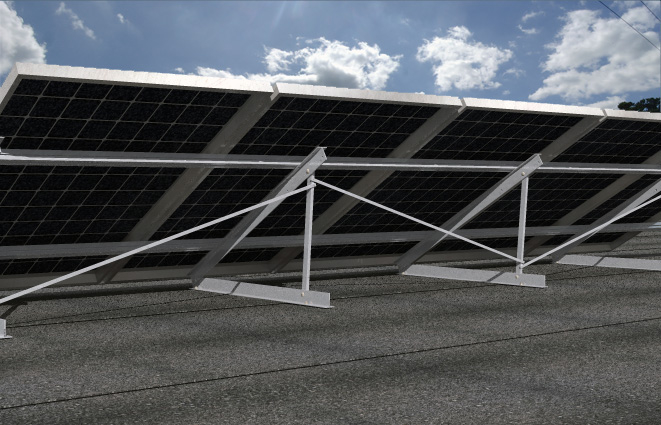 fischer Controvento telai triangolari BP AL 13 x 6 4mt (1 Pz.) Il profilo in alluminio per il controventamento di strutture per impianti fotovoltaici.