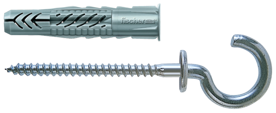 fischer Tasselli UX 6X35 R R con occhiolo aperto (1 Pz.) Tassello universale in nylon con occhiolo aperto.