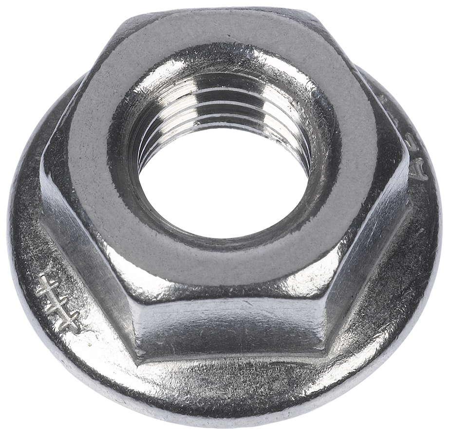 fischer Dado esagonale flangiato MU F M10 A2 inox (1 Pz.) Dado esagonale flangiato in acciaio inox A2 fie778