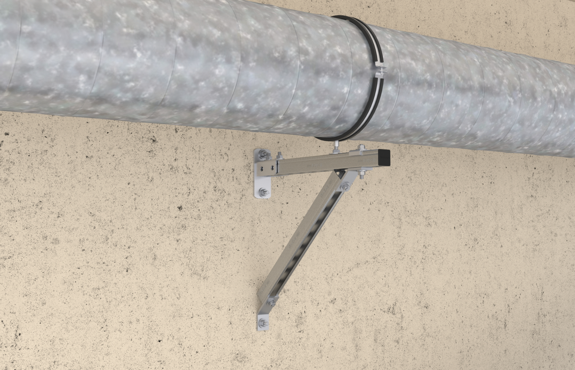 fischer Collare impianti clima LGS 300 (1 Pz.) Collare per canali d'aria circolari LGS.