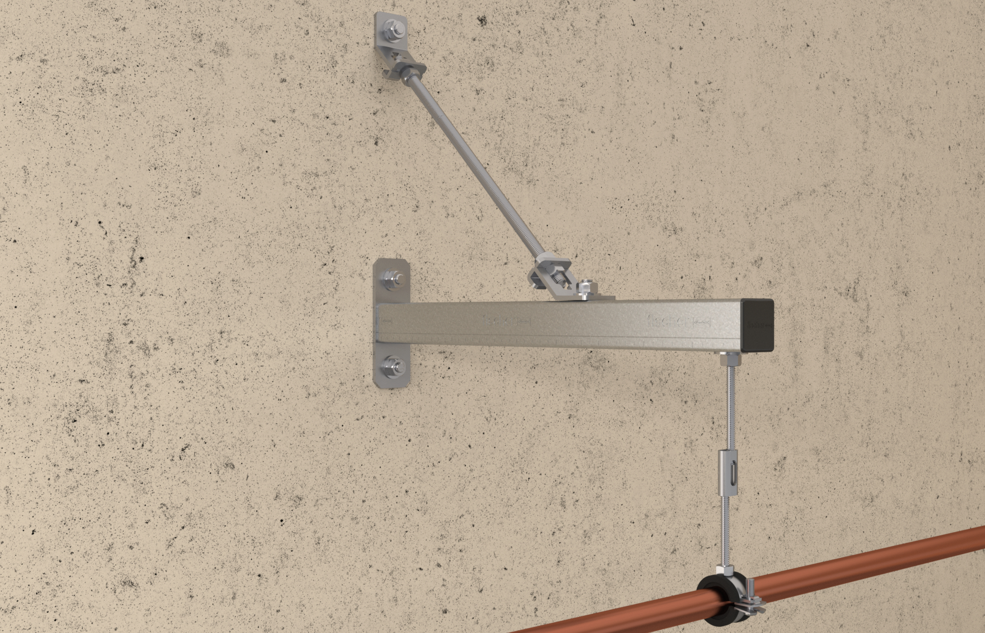 fischer Connettore parallelo PV M 8 (1 Pz.) Blocca filetti regolabile PV.