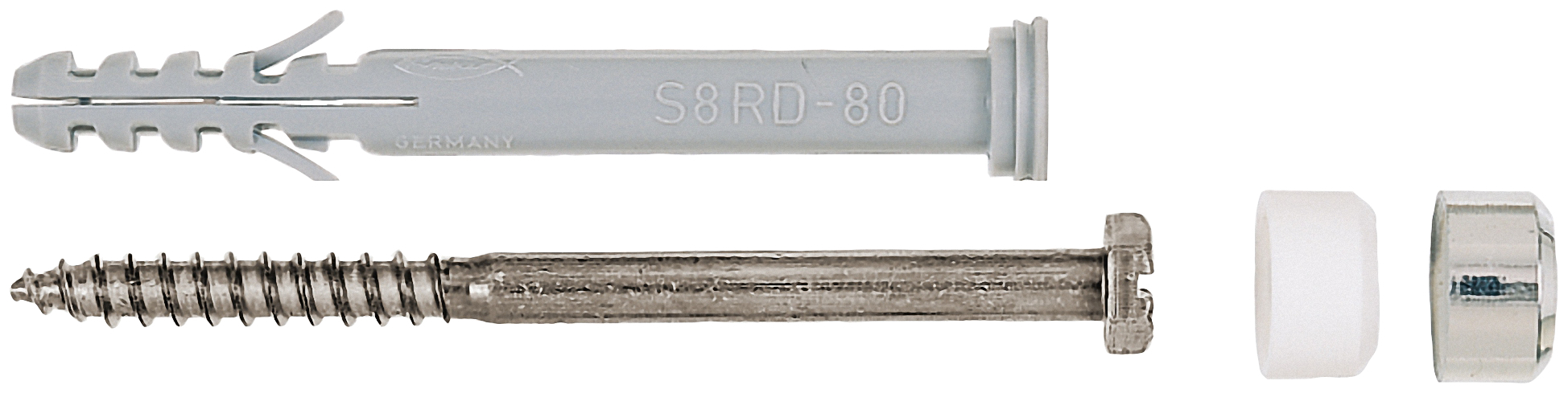 Tasselli S-8 RD 80 CRK per sanitari a pavimento (2 Pz.) fie953