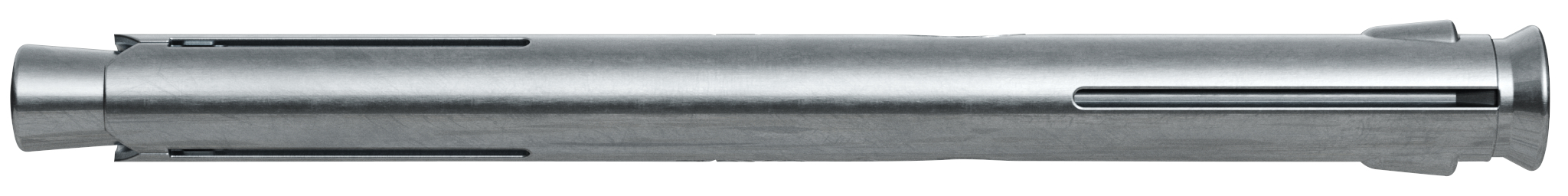 fischer Tasselli prolungati in acciaio F10 M 112 Testa svasata piana (1 Pz.) Il fissaggio per un'installazione senza tensioni indotte di telai di finestre e porte con resistenza al fuoco.