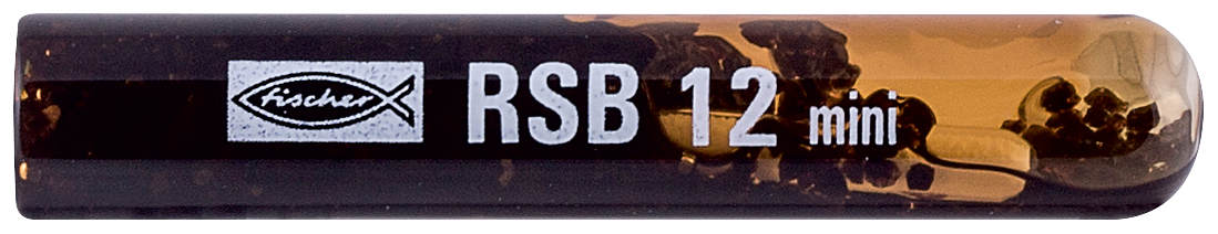 fischer RSB 12 MINI Ancorante chimico in fiale (1 Pz.) Per fissaggi in calcestruzzo in ambito sismico categoria C1.