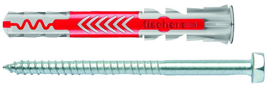fischer Tasselli lunghi Duopower 10x80 L con vite (1 Pz.) Il tassello universale bimateriale con maggiore profondit di ancoraggio. Versione con vite.